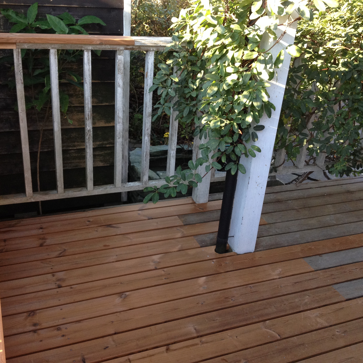 ウッドデッキをデザインして直す